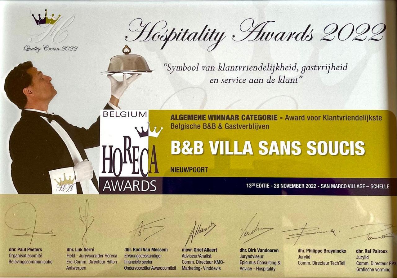 B&B Villa Sans Soucis Nieuwpoort Eksteriør bilde
